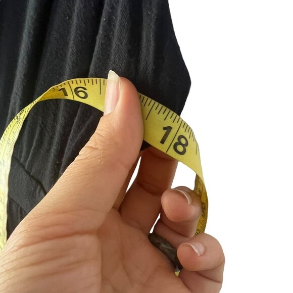 Soma Black Teal Colorblock High Low Sleeveless V Neck Dress Medium - Picture 8 of 11